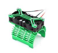 Piezas Coches RC Para Arrma Para Traxxas 1/7 1/8 4068 4074 4082 4268 4274 Metal Disipador De Calor Para Motor Con Ventilador Doble De 40-42 Mm Piezas De Mejora Para Coche RC(Green)