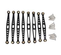 Piezas Coches RC Para HuangBo ZP1001 ZP1002 ZP1003 ZP1004 1/10 Metal Modificación De La Barra De Dirección Fija Coche RC Mejora O Reparación De Piezas De Repuesto(Black)