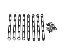 Piezas Coches RC Para MN Para MN168 LC79 Para MN78 1/12 8 Piezas Coche RC Varilla De Fijación Metálica Para Chasis Mejora Del Enlace Del Chasis(Black)