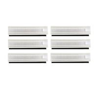 Piezas compatibles con Ecovacs OZMO Slim 10/11 robot aspirador DK33, DK35, DK36, DK45 DEEBOT U3, accesorios cepillo principal, cepillo lateral, paño de fregona, filtro HEPA (D (filtro HEPA 6 piezas))
