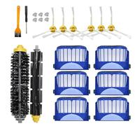 Piezas compatibles con iRobot Roomba 600 Series 500 Series 694 675 692 676 695 677 671 655 645 690 680 660 650 620 614&500 595 585 560 4 robot 1 Filtros laterales del cepillo principal