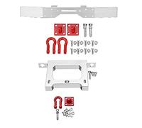 Piezas de actualización de coche y camión RC parachoques delantero y trasero de metal para B14 B16 Q60 Q61 1/16 RC Trail Crawler piezas de actualización