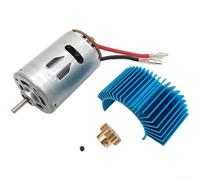 Piezas de actualización del modelo RC: 540 Motor 17T Gear Asiento de metal y disipador de calor para un rendimiento constante del motor (A+B+D)