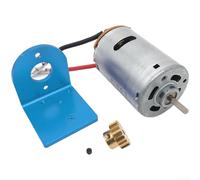 Piezas de actualización del modelo RC: asiento de metal de engranaje 540 17T y disipador de calor para un rendimiento constante del motor (A+B+C)