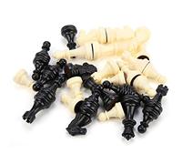 Piezas de ajedrez 32 piezas herramienta de entretenimiento para piezas de ajedrez internacionales magnéticas de plástico