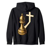 Piezas de ajedrez Bishop Shadow Sudadera con Capucha