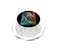 Piezas de ajedrez Cats in Space PopSockets PopGrip para MagSafe
