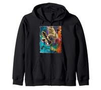 Piezas de ajedrez Cats in Space Sudadera con Capucha