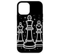 Piezas de ajedrez Dibujo unifilar Carcasa para iPhone 12 mini
