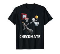 Piezas De Ajedrez Peón Rey Baloncesto De Bola Vasca Dunking Camiseta