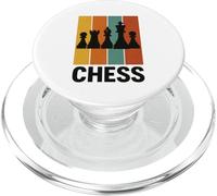 Piezas de ajedrez Retro Jugador de Juego de Mesa Vintage PopSockets PopGrip para MagSafe