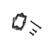 Piezas de aleación de aluminio para asiento servo de dirección RC para TRAXXAS 1/18 TRX-4M TRX4M RC Crawler de coche (negro)