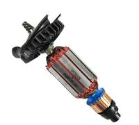 Piezas de armadura de AC220-240V DWP849X DWP849XD D6138, accesorios de repuesto de bobina de estator de anclaje de Rotor de cepillo de carbono(5 PCS Carbon Brush)