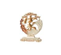 Piezas de arte sencillas y modernas hechas a mano, obsequios de inauguración de la casa de alta gama, adecuados for decoraciones de salas de estar, entradas, televisores.(White,22.5 * 8 * 28cm)