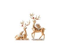 Piezas de arte sencillas y modernas hechas a mano, obsequios de inauguración de la casa de alta gama, adecuados for decoraciones de salas de estar, entradas, televisores.(Yellow,2pc)