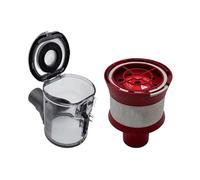 Piezas de aspiradora, compatibles con Roborock, H7 Filtro de caja de polvo Repuestos Mace Plus Módulo de ensamblaje de ciclón de cubo de basura Accesorios rojos(Set d)