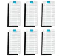 Piezas de aspiradora robot para Airzeen para Q6 SE CRV0009, incluye cepillo de rodillo, cepillos laterales y filtros para una limpieza profunda (C)
