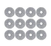 Piezas de aspiradora: rodillo principal, cepillo lateral, filtro HEPA, paño de fregona, bolsa for polvo, compatible con Dreame Mova V50 Ultra(12pcs mop cloth)
