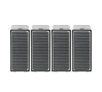 Piezas de aspiradora, rodillo principal, cepillo lateral, filtro HEPA, paño de fregona, bolsa for polvo, compatible con Dreame L40S / L40s Pro Ultra(4pcs filter)