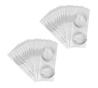 Piezas De Aspiradora, Sellos Desechables For Cápsulas De Café, Láminas, Espuma De Crema, Filtro De Café, Adhesivo For Tapa, Compatible Con Nespresso Y Vertuo, 200 Unidades De 62 Mm.
