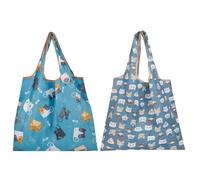 Piezas De Bolsas De Impresión De Gatos, Bolsas De Compras, Bolsas De Compras Plegables, Bolsa Con Una Gran Capacidad, Bolsa De Almacenamiento Ligero