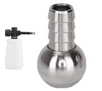 Piezas de cañón de espuma: bola de filtro para la espuma de lavado de autos, bola de filtro de paja de cañón con acero inoxidable reutilizable y duradero para limpiador