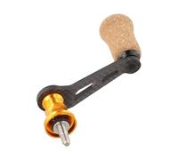 Piezas de carrete de pesca doradas, componente de uso general, manejo | Fibra de carbono de 70 mm para spinning- Carrete de un solo mango, compatible con Shimano-Stradic Sahara Ultegra Vanford