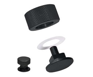 Piezas de Casco para el capó de Soldadura, Sujetadores de Capucha de Soldadura - Pandillas de tocador de de Aluminio | con Junta de Silicona soldando perillas de Sombrero Duro Ultra luz para