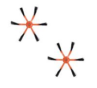 Piezas De Cepillo Lateral, Compatible Con Xiaomi 1/1S, Compatible Con Roborock S5 S55 S51 S50 S6 S60 S5 Max S6 Pure S6 MaxV E25 E35, Accesorios For Aspiradoras De Robots(4pcs orange)