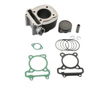 Piezas de cilindro moto Kit de cilindro de gran cilindro para patinete, 62,5mm, apto para Peugeot 125 Citystar Django Speedfight 3 Tweet 125cc 200cc Kit de cilindro