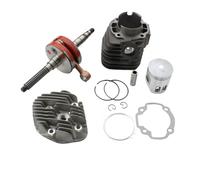 Piezas de cilindro moto Kit de cilindro Kit de cilindro de gran cilindro de 56mm, 128cc y cigüeñal de carreras apto para Bws100 YW100 Zuma 100cc 4VP 2T