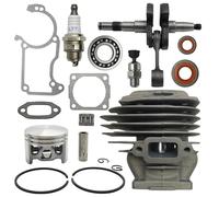 Piezas de cilindro moto Kit de juntas de extremo superior de pistón de cilindro de gran cilindro de 44,7mm apto para Stihl MS260 026 PRO 024 MS240 024AV 024S Kit de modificación de cilindro
