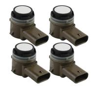 Piezas de Coche duraderas Sensor Radar Asistencia Aparcamiento PDC para Ford LU5T-15K859-AAW LU5T15K859AAW(4PCS White)