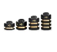 Piezas de coche Kit De Adaptador Ensanchamiento Rueda Hexagonal Latón, 4 Uds., 12mm, Para Traxxas Para TRX4 Para TRX6(5mm)
