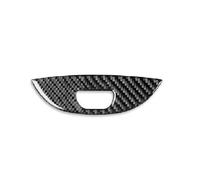 piezas de coche Pegatina Para Interruptor De Caja De Almacenamiento Del Reposabrazos Central Fibra De Carbono Accesorios Interiores Para BMW X5 E53 2000-2006