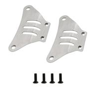 Piezas de Coche RC para Tamiya TT02 TT-02 1/10 Piezas De Actualización Automóviles RC Protector Caja Cambios Acero Inoxidable Placa Deslizamiento para Armadura Chasis(Around)