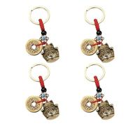 Piezas De Coles De Gatos Felices, Perchas De Regalos, Remolques Creativos Y Personalizados, Coles Decorativos, Cadena De Llaves De Automóviles