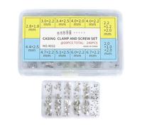 Piezas de corona de reloj manual - Kit de reparación portátil | Arandela de corona de reloj, carcasa, tornillos de fijación de movimiento, componentes para reparación de relojes, relojería de bricolaj