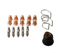 Piezas de corte compatibles del plasma de los consumibles 24pcs de la taza del electrodo de Chicago Electric 95136
