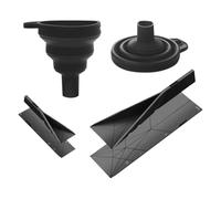 Piezas De Cucharas De Medición Plegable, 1 Pieza De Embudo Plegable, Herramienta De Cuchara De Tres En Uno, Cuchara De Medición Creativa Y Nueva, Utensilios De Cocina