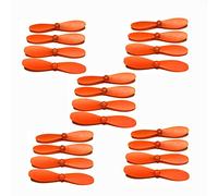 [Piezas de Drones] For 4DRC V8 Mini Drone WiFi FPV Quadcopter for 4D-V8 RC Helicopter Spare Parts Accessories Propeller Blade Maple Leaf 20pcs [Fácil de Usar] (Color : Orange)