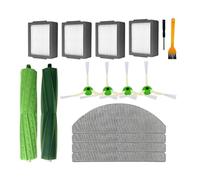 Piezas de filtro Hepa de paño de fregona compatibles con Irobot Roomba J5 / J5 + / I5 / I5+ Accesorios for aspiradoras Reemplazo de rueda de cepillo lateral principal(Set18)