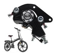 Piezas de freno de disco hidráulico, repuesto de freno de bicicleta de doble pistón de 14 pulgadas, compatible con líquido de DOT3 DOT4, accesorio de parada para bicicleta eléctrica