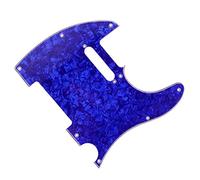 Piezas de Guitarra Eléctrica Bobina simple de 8 orificios para guitarra eléctrica estilo for For TL Pick Guard Scratch Plate 3ply PVC Plate Golpeador de Guitarra Eléctrica (Color : 02)