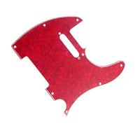 Piezas de Guitarra Eléctrica Bobina simple de 8 orificios para guitarra eléctrica estilo for For TL Pick Guard Scratch Plate 3ply PVC Plate Golpeador de Guitarra Eléctrica (Color : 04)