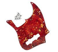 Piezas de Guitarra Eléctrica Golpeador De Bajo De Guitarra De 10 Orificios Placa De Rasguño Sin Estilo De Orificio De Barra De Armadura Tornillos Para Bajo De 4 Cuerdas Golpeador de Guitarra Eléctrica