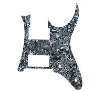 Piezas De Guitarra Eléctrica Golpeador De Guitarra Para Pastilla HH Humbucker Placa Rascadora(4 ply S)