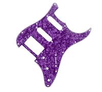 Piezas de Guitarra Eléctrica Golpeador de guitarra SSH de 11 agujeros, placa para rascar para guitarra eléctrica For For ST, piezas de guitarra de 3 capas Golpeador de Guitarra Eléctrica (Color : 08