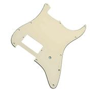 Piezas de Guitarra Eléctrica One Humbucker Guitar Pickguard Scratch Plate Se adapta a las piezas de guitarra eléctrica for For ST Golpeador de Guitarra Eléctrica (Color : 12)