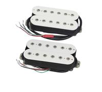 piezas de guitarra eléctrica Pastilla 2 Uds Alnico 5 Pastilla Doble Bobina Guitarra Eléctrica Cuello Puente Pastilla Se Piezas De Poste Ajustables (Color : 3/4)